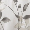 PAGED 84"x50" Botanical Burnout Printed Curtain Panel,2 PCS Light Filtering Curtains for Living Room,Window Curtain Panel with Grommet Top Finish - 3 of 4