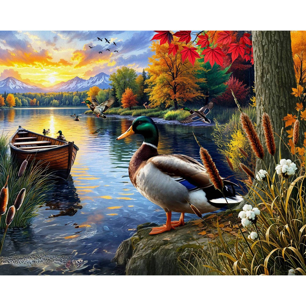 Photos - Jigsaw Puzzle / Mosaic Springbok Mallard Morning Glow 1000pc Jigsaw Puzzle 