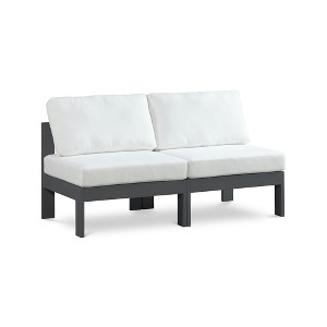 Meridian Furniture,Nizuc Water Resistant Fabric Outdoor Patio Modular Sofa - 1 of 4