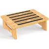 Ridstar Natural Bamboo Anti-Slip Single-Step Stool for Adults, Seniors & Children-Brown - 4 of 4