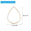 Unique Bargains Copper Versatile Durable Creative Earring Beading Hoop 30 Pcs - 2 of 4