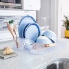 Better Houseware Dish Rack Set, Clear - 4 of 4