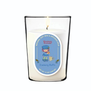 Courtside Market Strawberry Shortcake 14 oz Blueberry Muffin Pill Shape Candle - 1 of 4