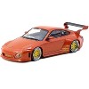 Old & New 997 Orange Red Metallic "Road64" Series 1/64 Diecast Model Car by Tarmac Works - 2 of 4