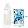 Big Dot of Happiness Pawty Like a Puppy - Fill In Dog Baby Shower or Birthday Party Invitations (8 count) - 3 of 4