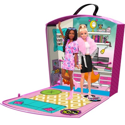Barbie Store N' Play Zipper Storage Case with Vinyl Handle