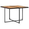 vidaXL Patio Dining Set Set of 4 Black, Brown, Cream White - 4 of 4
