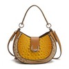 MKF Collection Jain Women’s Luxe Croc-Embossed Half Moon Shoulder Bag by Mia K - 2 of 4