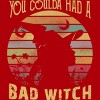 Junior's Design By Humans Halloween Funny You Coulda Had Bad Witch By Ering T-Shirt - 2 of 3