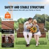 VEVOR Wooden Porch Swing 5.5 ft, Patio bench swing for Courtyard & Garden, Upgraded 880 lbs Strong Load Capacity - 3 of 4