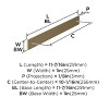 Amerock Ladera Backplate for Cabinet Knobs and Pulls - 3 of 4