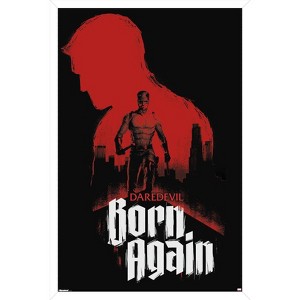 Trends International Marvel Television's Daredevil: Born Again - Daredevil Silhouette Framed Wall Poster Prints - 1 of 4