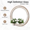 Kumasinova Round Bathroom Vanity Mirror,Wood Farmhouse Wall Mirror with Whitewash Edge Decorative,Mirrors for Bathroom Sink,Living Room,Bedroom - 4 of 4