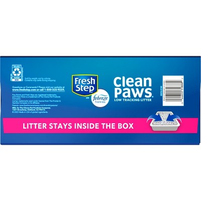 Fresh Step Clean Paws Multi-Cat with the Power of Febreze Scented Clumping Cat Litter - 22.5lbs_4