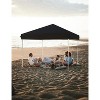 10x10 Pop Up Canopy with Removable 4 Sidewalls - Easy Up Camping Tent with One Button Push Setup for Deck, Garden, Sports, Beach, Party - 4 of 4