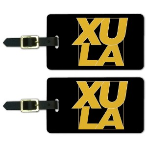 Xavier University of Louisiana Primary Logo Luggage ID Tags Suitcase CarryOn Cards  Set of 2 - 1 of 4