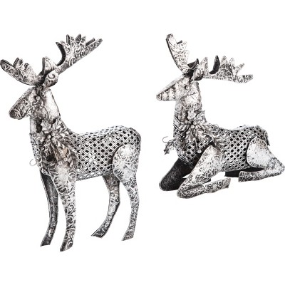 metal christmas deer