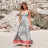 Women's Floral Sweetheart Twist & Keyhole Maxi Dress - Cupshe - 2 of 4