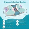 Itopfox Cervical Pillow for Neck Pain Relief - Ergonomic Memory Foam Pillow for Side, Back, Stomach Sleepers, Cooling Contour Neck Support Pillow - 4 of 4