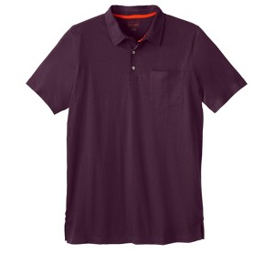 Boulder Creek by KingSize Men's Big & Tall Longer-Length Heavyweight Polo - 1 of 4