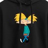 Women's - Hey Arnold! - Distressed Arnold Cropped Graphic Hoodie - image 2 of 3