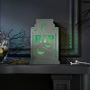 11.6" 'RIP' Tombstone Backlit Sign with Green LEDs - Hyde and EEK! Boutique™ - 2 of 3