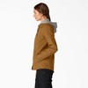 Dickies Women's Duck Hooded Shirt Jacket - 3 of 4