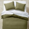 Heavyweight Linen Blend Duvet Cover & Pillow Sham Set - Casaluna™ - 3 of 4