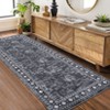 Machine Washable Area Rug Modern Carpet Non-Slip Rug - 4 of 4