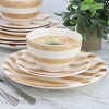 Gibson Home Kenwood Shores 12 Piece Stoneware Dinnerware Set - 2 of 4