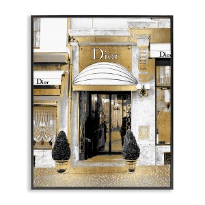 Stupell Industries Glam Fashion Designer Clothing Storefront Urban City, 14" x 11" - 1 of 4