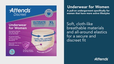 Attends Incontinence Underwear, Ultimate Absorbency : Target