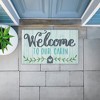 Stupell Industries Cabin Welcome Whimsical Script Printed Outdoor Door Mat, design by Amanda McGee, 18"x30" - 3 of 4