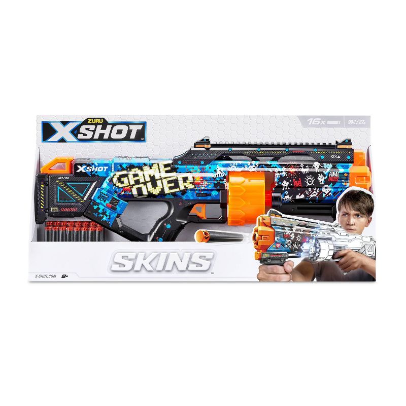 X-Shot SKINS Last Stand Dart Blaster - Game Over by ZURU, 3 of 9