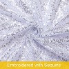 Bling Arch Backdrop Cover, Sequin Wedding Arch Stand Cover with Zipper, Round Top Fitted Backdrop Covers for Birthdays, Wedding and Party Decoration - 4 of 4