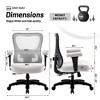 SKRAN Ergonomic Office Chair, High Back Computer Chair with 90-120° Tilt Lock and Wide Cushion, Adjustable Lumbar Support for Home Office - 3 of 4