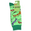 Nickelodeon Teenage Mutant Ninja Turtles Classic Retro Cartoon Crew Socks - 4 of 4