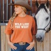 Simply Sage Market Women's Wild Like The West Short Sleeve Garment Dyed Tee - 2 of 2