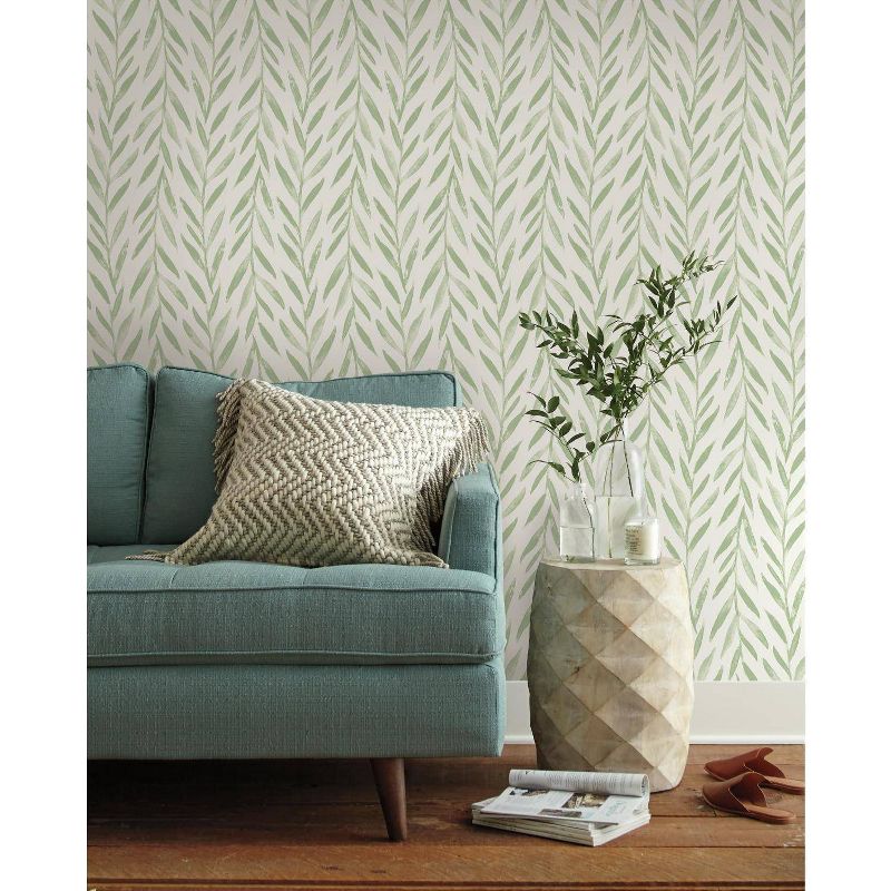 RoomMates Willow Magnolia Home Wallpaper Green, 3 of 7