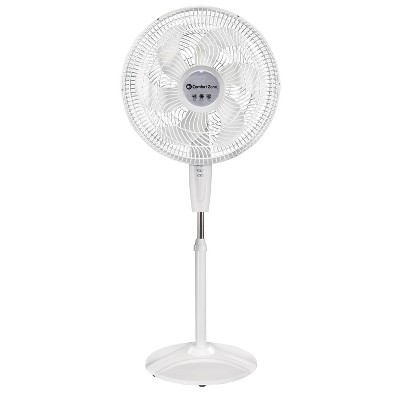 Photo 1 of Comfort Zone 18" Power Curve Oscillating Stand Fan White