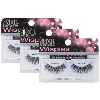 Ardell Natural Lash WISPIES (Black) - PACK OF 3 PAIRS - Model #AD-65010