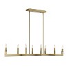 Uttermost Cordoba 8 Light Linear Chandelier 51.5 Inch Wide Iron Frame - 4 of 4