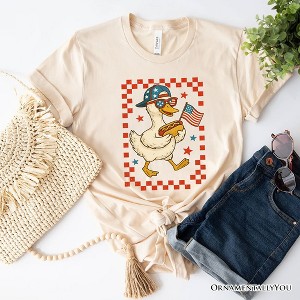 4th of July Patriotic Duck T-Shirt, Funny Independence Day Tee| OrnamentallyYou - 1 of 4
