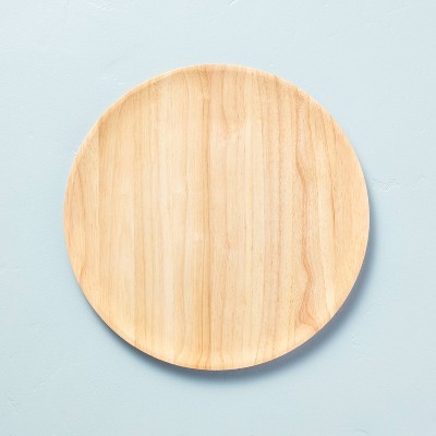 13&#34; Rubberwood Plate Charger Natural - Hearth &#38; Hand&#8482; with Magnolia