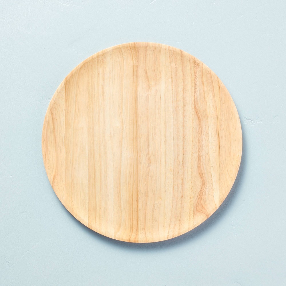 Photos - Other kitchen utensils 13" Rubberwood Plate Charger Natural - Hearth & Hand™ with Magnolia