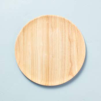 13" Rubberwood Plate Charger Natural - Hearth & Hand™ with Magnolia