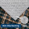 Geometric Striped Runner Rug, Washable Low-Pile Non-Slip Floor Cover for Hallway, Kitchen, Laundry, Bedroom, Stain-Resistant Indoor Carpet - 4 of 4