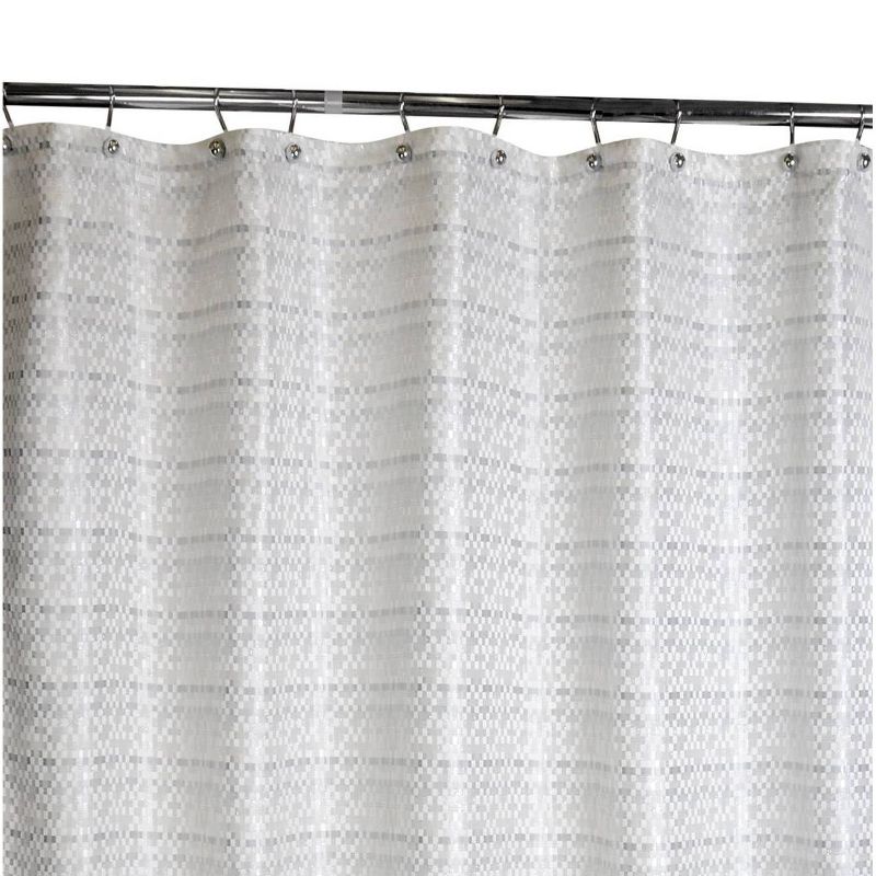 Avenue Road Shower Curtain White/Silver - Moda at Home, 5 of 6
