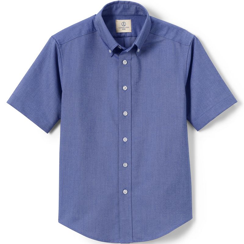 School Uniform Young Men's Short Sleeve Oxford Dress Shirt, 1 of 4
