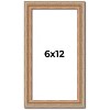 PosterPalooza | Panoramic Deco Brown Picture Frame - UV Acrylic, Foam Board Backing, Hanging Hardware - 2 of 4